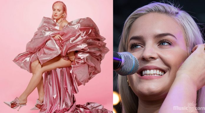 new look anne marie pink dress