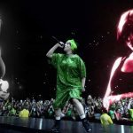 Billie Eilish Takes Off Shirt, at the concert in Miami Billie Eilish Takes Off Shirt