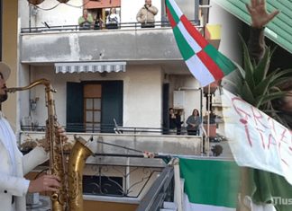 Italians sing ‘Bella Ciao’ from balconies, showing support for coronavirus lockdown Italians sing Bella Ciao coronavirus lockdown