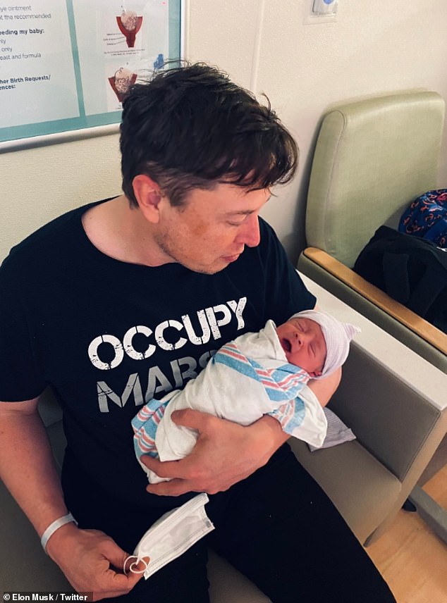 Elon Musk and singer Grimes New Baby