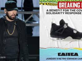 Eminem donates 'Jordan 4s'