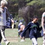Machine Gun Kelly Enjoys Time With His daughter Casie on Fathers Day Machine Gun Kelly and her Daughter Casie