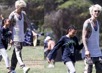 Machine Gun Kelly Enjoys Time With His daughter Casie on Fathers Day Machine Gun Kelly and her Daughter Casie