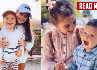 Karolina Protsenko posted an update on her little brother Leo: 2 years old Karolina Protsenko with little Brother Leo Protsenko