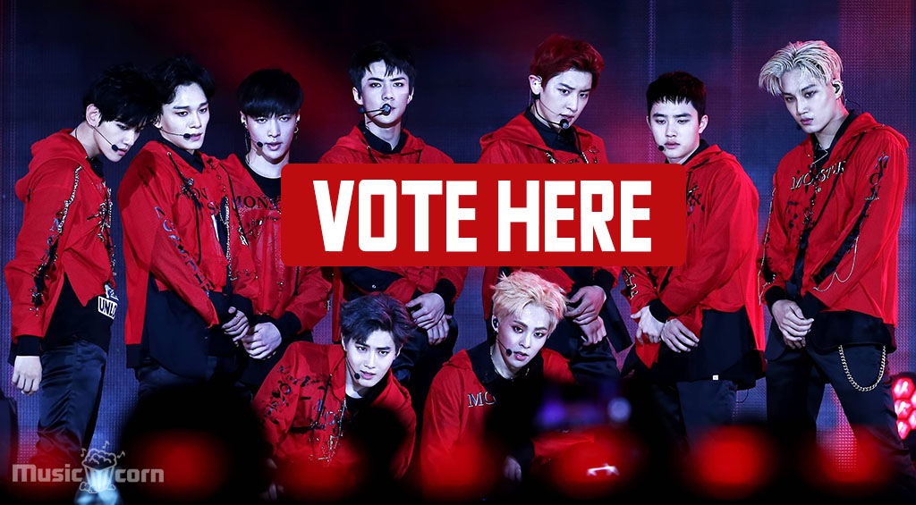 EXO nominated for the best KPOP group VOTE HERE