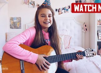 Karolina Protsenko Playing Happy Birthday Song To Barvina Karolina Protsenko Playing Happy Birthday Song