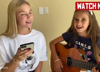 Karolina Protsenko New Video Teaching Barvina To Play Violin and Guitar Karolina Protsenko Teaching Barvina To Play Violin