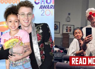 Machine Gun Kelly Took His Daughter Casie For A Special Dinner Out. Machine Gun Kelly Twith Daughter Casie