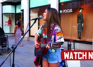 9 Crimes cover by amazing street performer Saibh Skelly | Damien Rice