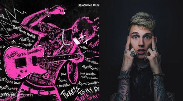 Tickets To My Downfall - MGK album artwork