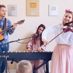 Karolina’s morning violin practice turns into a play with Leo Karolina practices violin in the morning