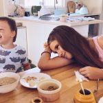 Karolina Protsenko eating breakfast with family | New Vlog Karolina Protsenko