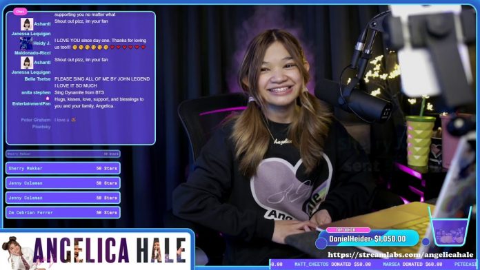 Angelica Hale live stream