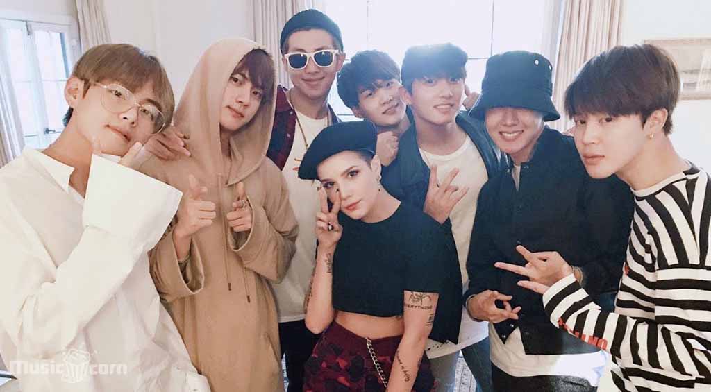 BTS collab with Halsey for 'Boy With Luv'