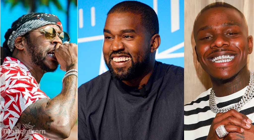 Kanye West features DaBaby and 2 Chainz