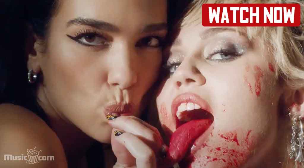 Dua Lipa and Miley Cyrus new music video Prisoner