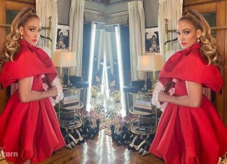 Jennifer Lopez nailed it with a red hot dress at the People’s Choice Awards Jennifer Lopez red hot dress at the People's Choice Awards