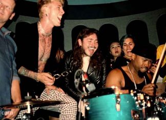 Post Malone invited MGK for his Celebrity World Pong League Post Malone & MGK World Pong League