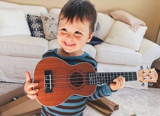New instruments for Leo and Karolina – surprise from Protsenko family New instruments for Leo and Karolina