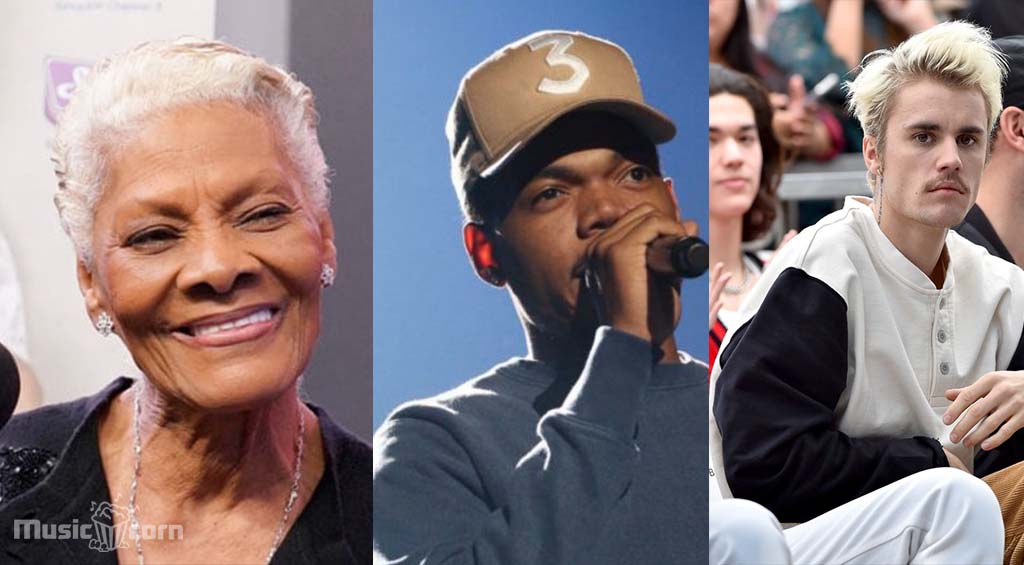 Dionne Warwick tweets about Justin Bieber and Chance the Rapper