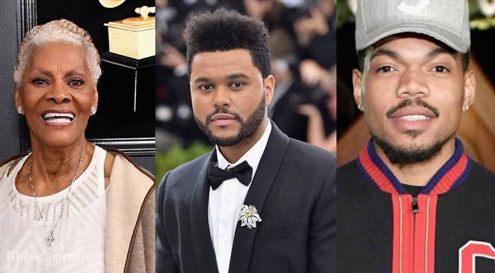Dionne Warwick with Chance the Rapper and The Weeknd