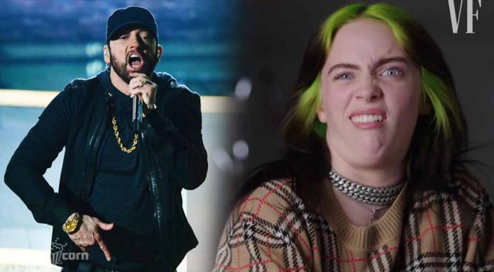 Eminem mentioned Billie Eilish in his new album