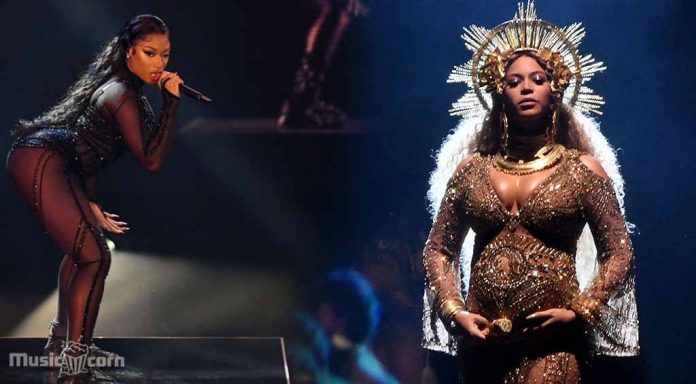 Megan Thee Stallion and Beyoncé at the Grammys