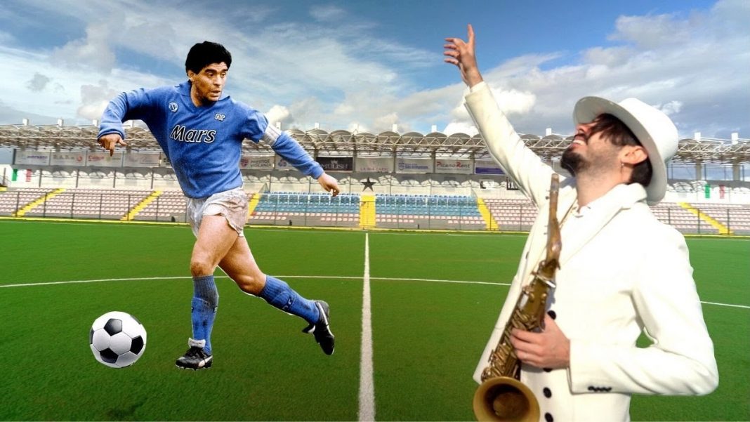 Tribute to Maradona by Daniel Vitale Sax