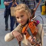 Karolina Protsenko performs Senorita cover – Violin street performance Karolina Protsenko performs Senorita