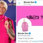 Machine Gun Kelly gains more than 1.5 million followers on Twitter Machine Gun Kelly - 1.5 million twitter followers