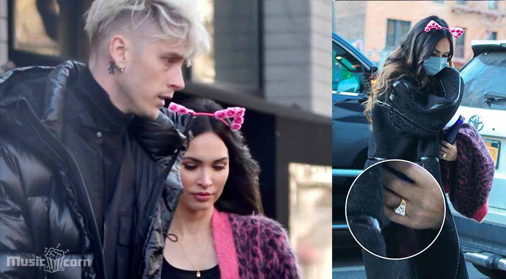 Megan Fox engaged to Machine Gun Kelly Spotted with a ring