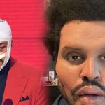 The Weeknd Shocked the fans with a new freaky face look The Weekndnew freaky face look
