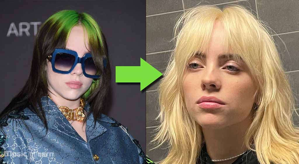 Billie Eilish first look with New Hair Style