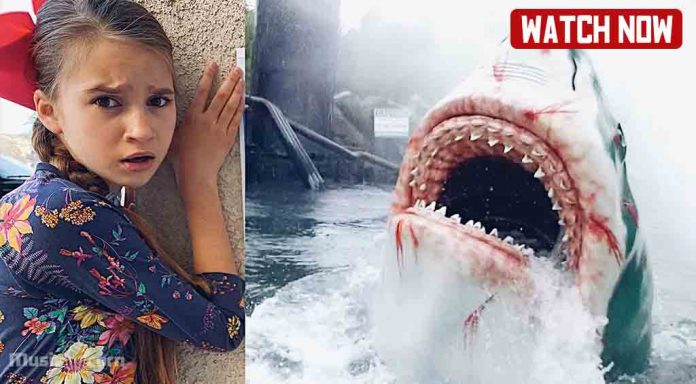 Karolina Protsenko in the Universal Studios