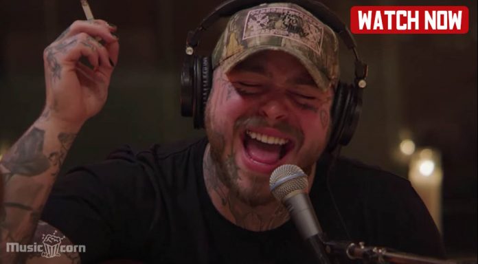 Post Malone performed two country songs for a texas fundraiser