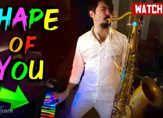 Shape Of You – Ed Sheeran – Saxophone cover by Daniele Vitale Shape Of You - Ed Sheeran - Saxophone cover by Daniele Vitale