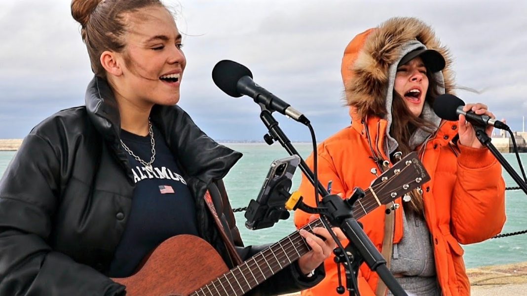 Fix You cover by two amazing buskers Allie Sherlock and Saibh Skelly