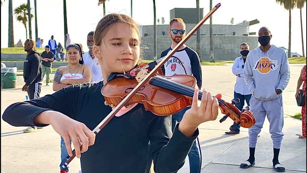 Rockabye violin cover by Karolina Protsenko