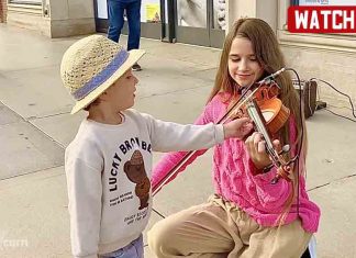 Imagine – A boy tries to steal the violin – Karolina Protsenko Imagine - A boy tries to steal the violin