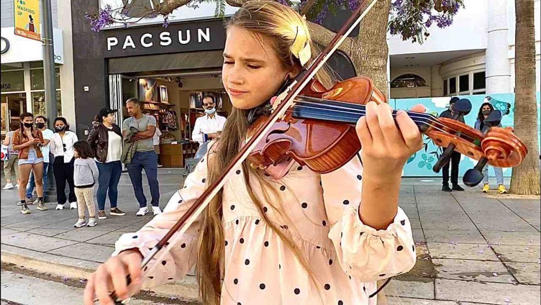 Thunder violin cover by Karolina Protsenko