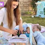 Karolina Shows Her School Backpack Karolina Shows Her School Backpack