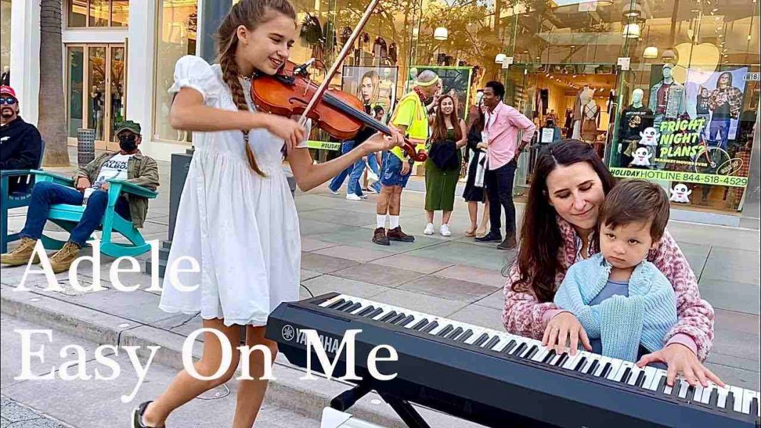 Easy On Me Cover - Mom and Daughter