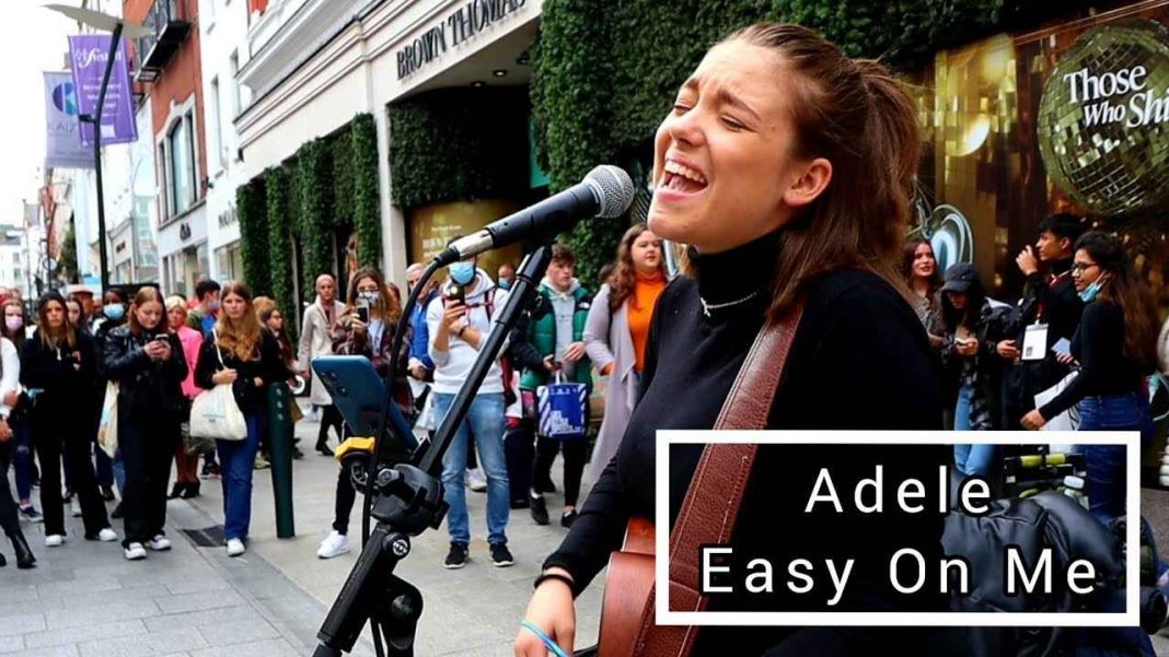 Easy On Me Street Performance - Allie Sherlock