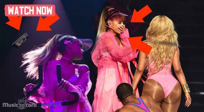 Failed moments by Ariana Grande on stage