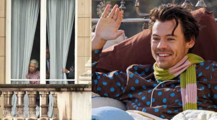 The mall was shut down to shoot a new Harry Styles music video