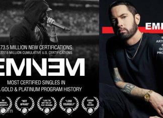 Eminem is unstoppable – Breaks RIAA record: Passed Drake & Rihanna Eminem is unstoppable - Breaks RIAA record
