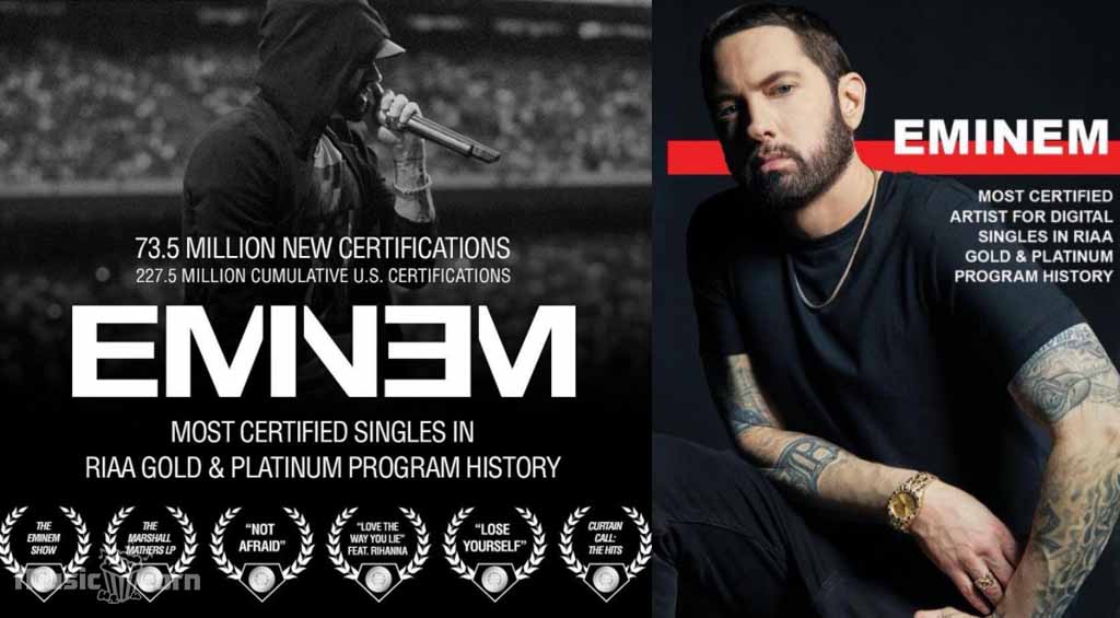 Eminem is unstoppable - Breaks RIAA record