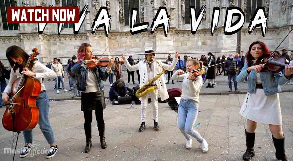 Epic Street Performance - Daniele Vitale Sax - VIVA LA VIDA