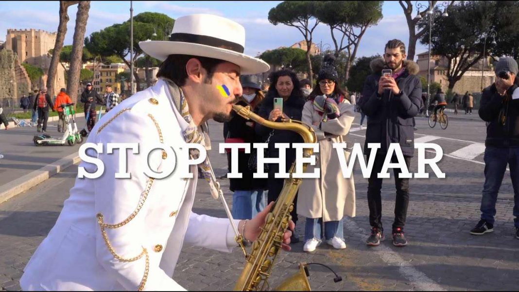 Performance in Rome - Daniele Vitale Sax