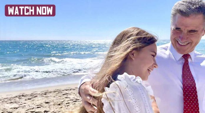 Grandpa Is Baptizing Karolina Protsenko